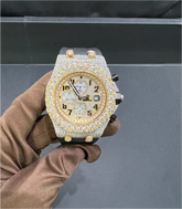 VVS Moissanite Audemars Piguet 26470 Two-Tone Rose Gold