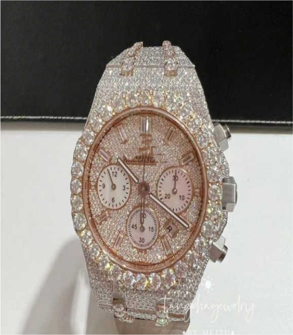 VVS Moissanite Audemars Piguet 26331 Two-Tone Rose Gold