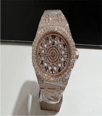 Moissanite Audemars Piguet 15500 rose gold