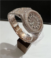 Moissanite Audemars Piguet 15500 rose gold