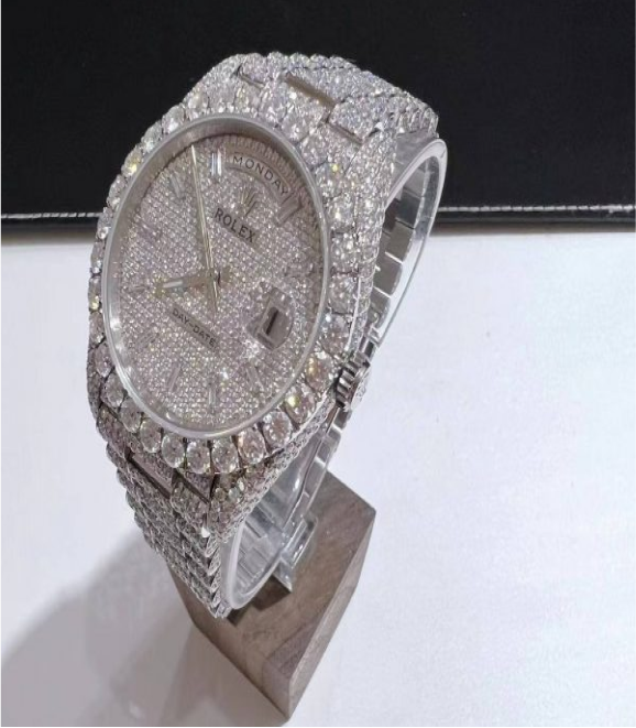 VVS Moissanite Rolex daydate m228236 presidential white