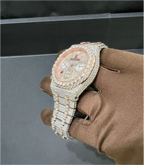 VVS Moissanite Audemars Piguet 26331 two-tone rose gold