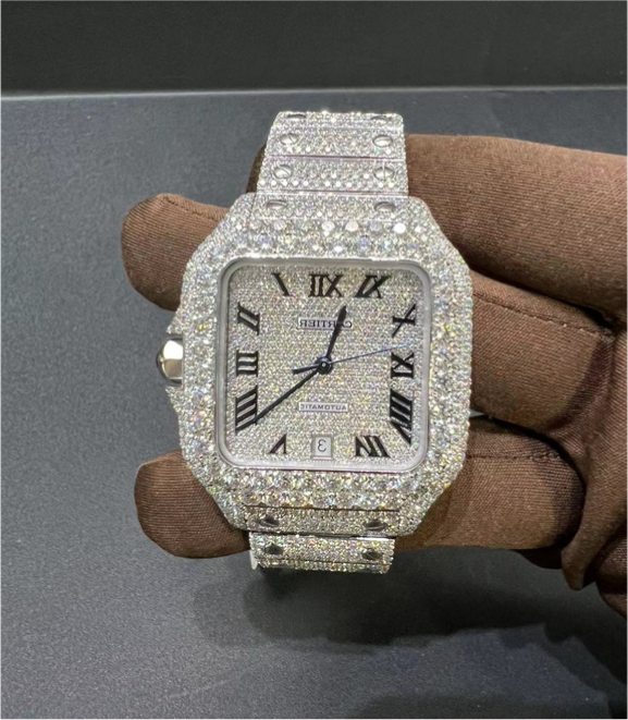 VVS Moissanite Cartier Santos WSSA0009