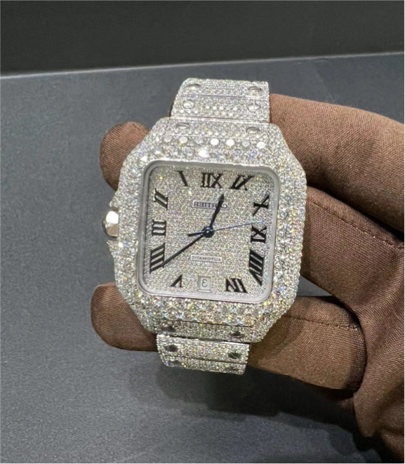 VVS Moissanite Cartier Santos WSSA0009