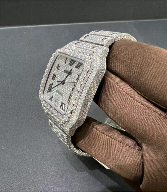 VVS Moissanite Cartier Santos WSSA0009