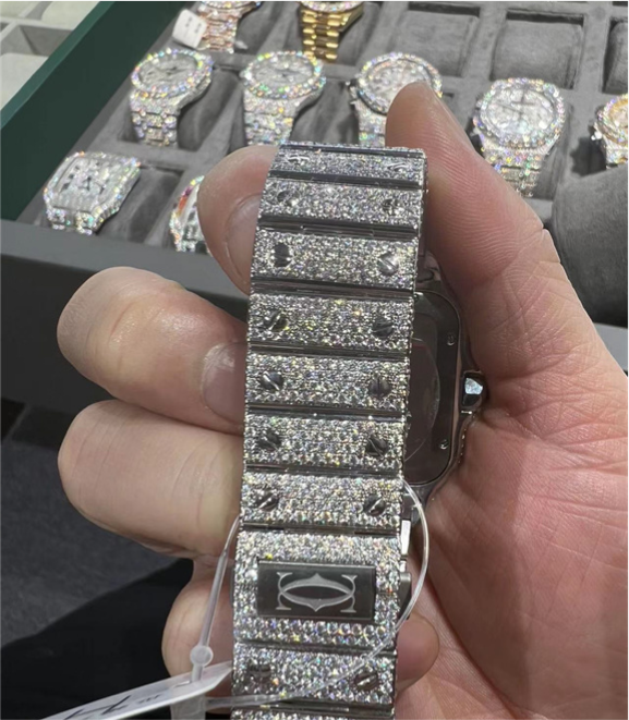 VVS Moissanite Cartier Santos WSSA0009