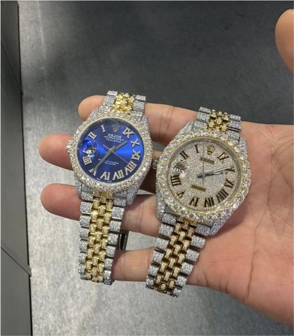 VVS Moissanite Rolex DateJust 41MM 36MM