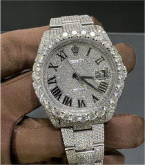 VVS Moissanite Rolex DateJust126300 41MM White