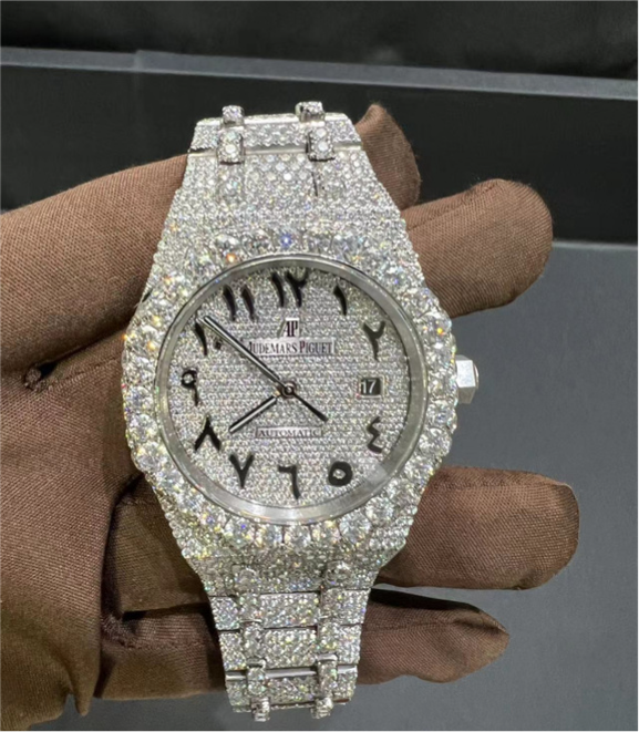 VVS Moissanite Audemars Piguet 15400 Arabian White 41MM