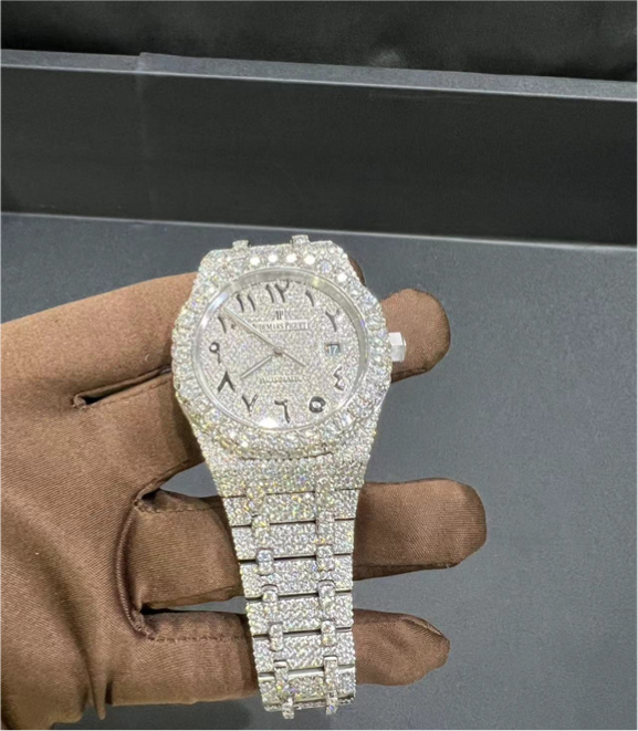 VVS Moissanite Audemars Piguet 15400 Arabian White 41MM