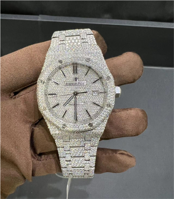 VVS Moissanite Audemars Piguet 15400 White 41MM