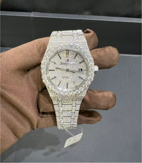 VVS Moissanite Audemars Piguet 15400 41MM White