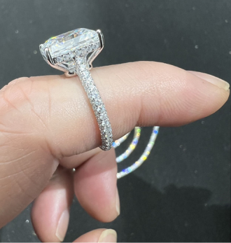 VVS Moissanite 3 Carat Ring